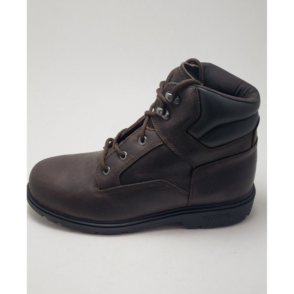 NWT Mens Wolverine Soft Toe Brown Leather Work Boots W08169 Size 13EW - Picture 2 of 7